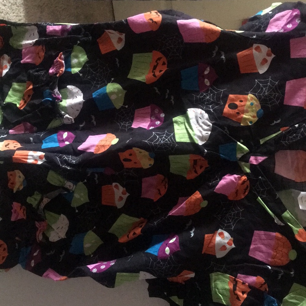 White cross Halloween scrub top